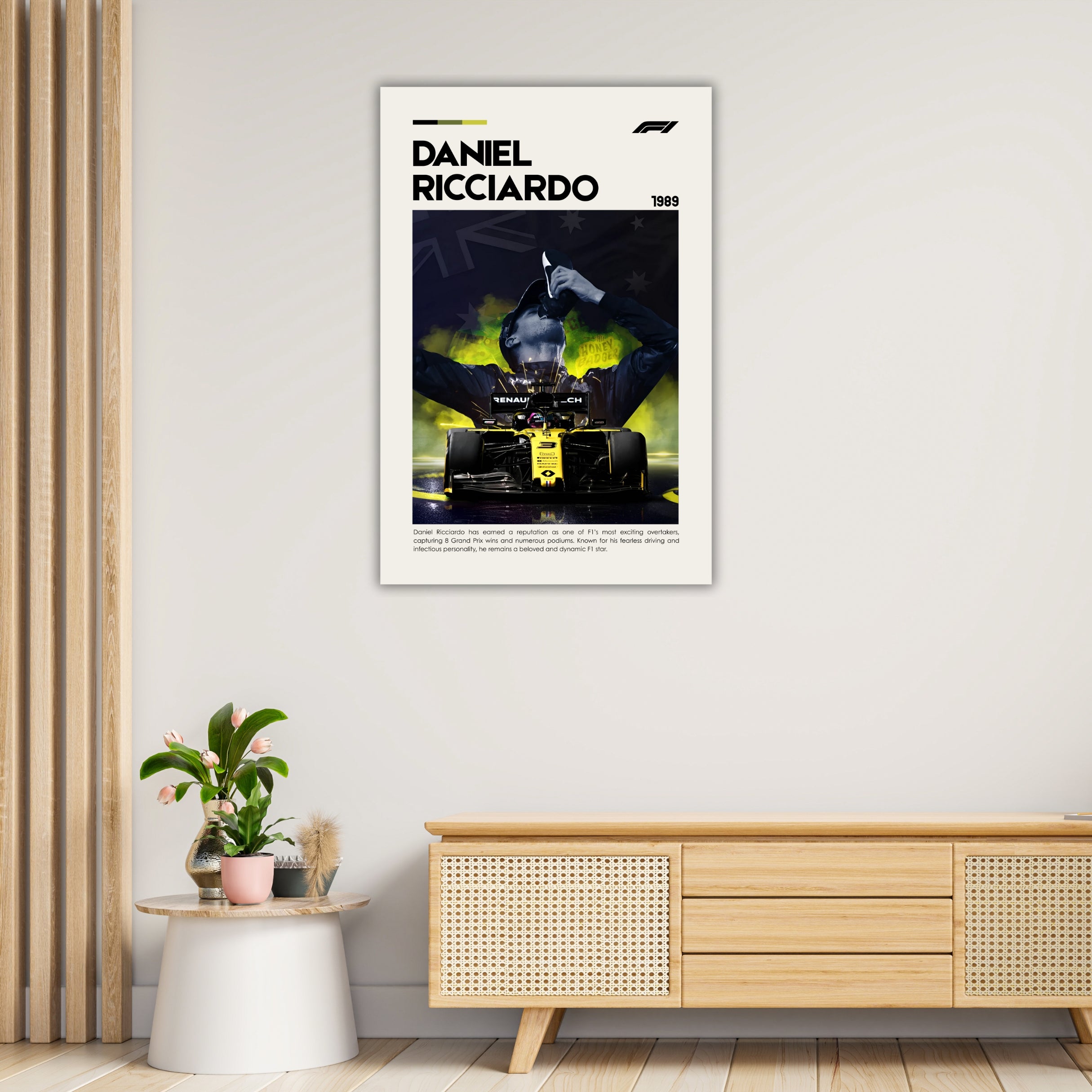 DANIEL RICCIARDO | Formula 1 | Daniel Ricciardo Poster