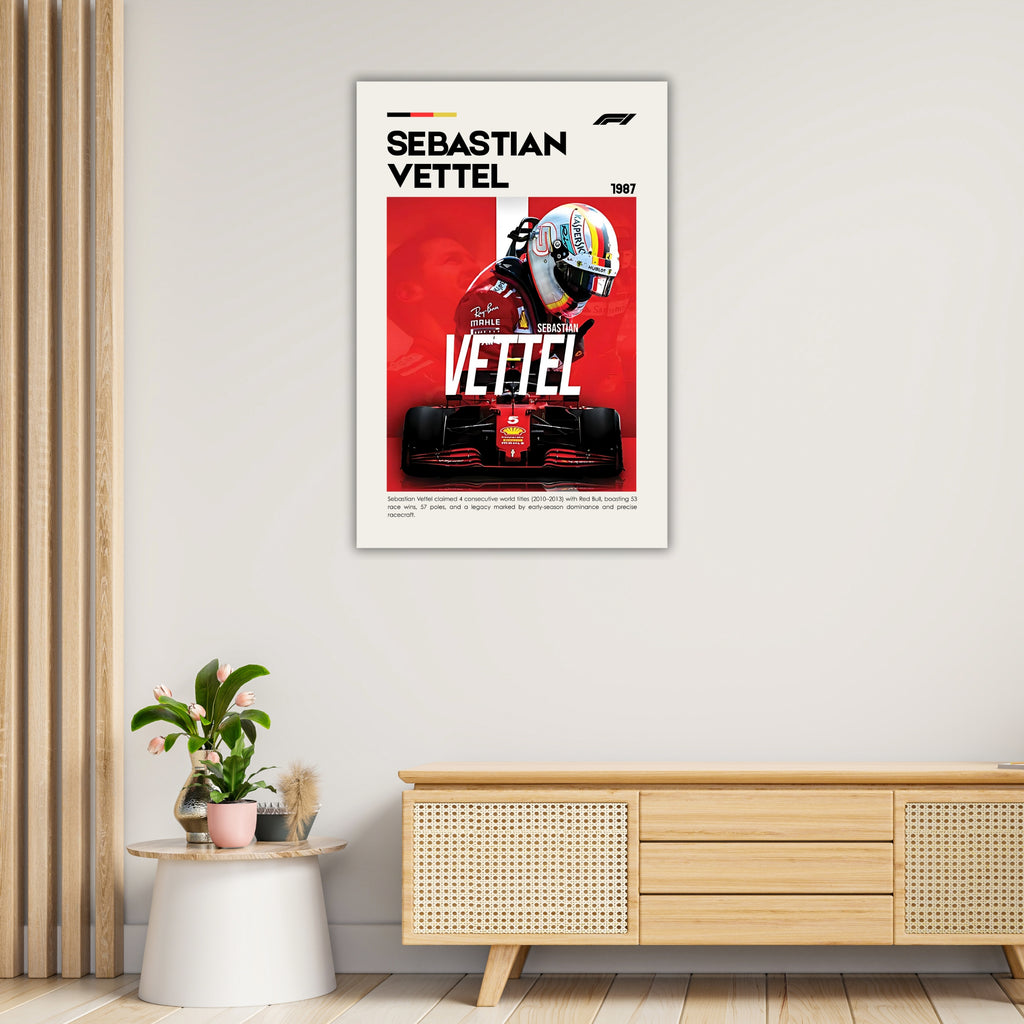SEBASTIAN VETTEL | Formula 1 | Sebastian vettel poster