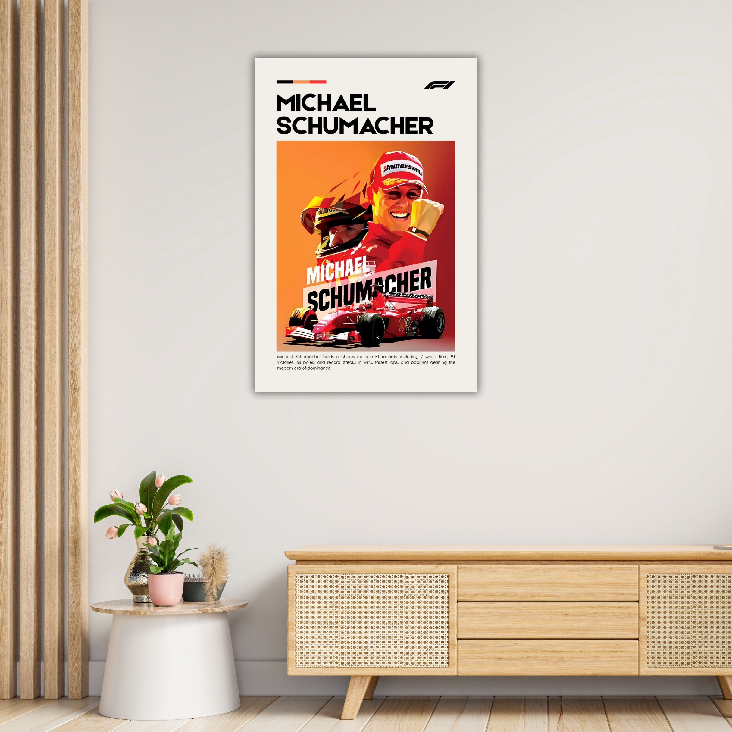 MICHAEL SCHUMACHER | Formula 1 | Poster