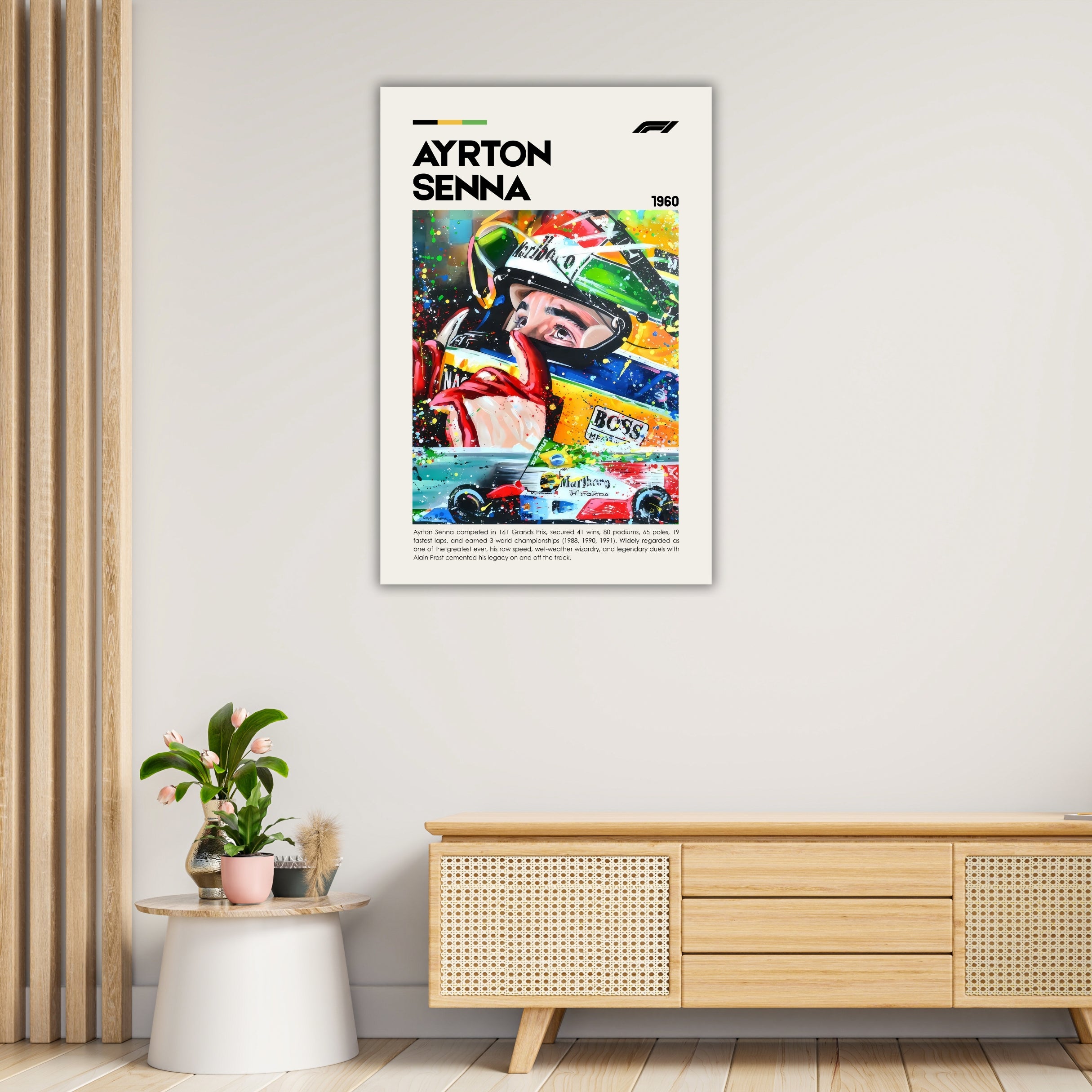 AYRTON SENNA | Formula 1 | Senna Poster