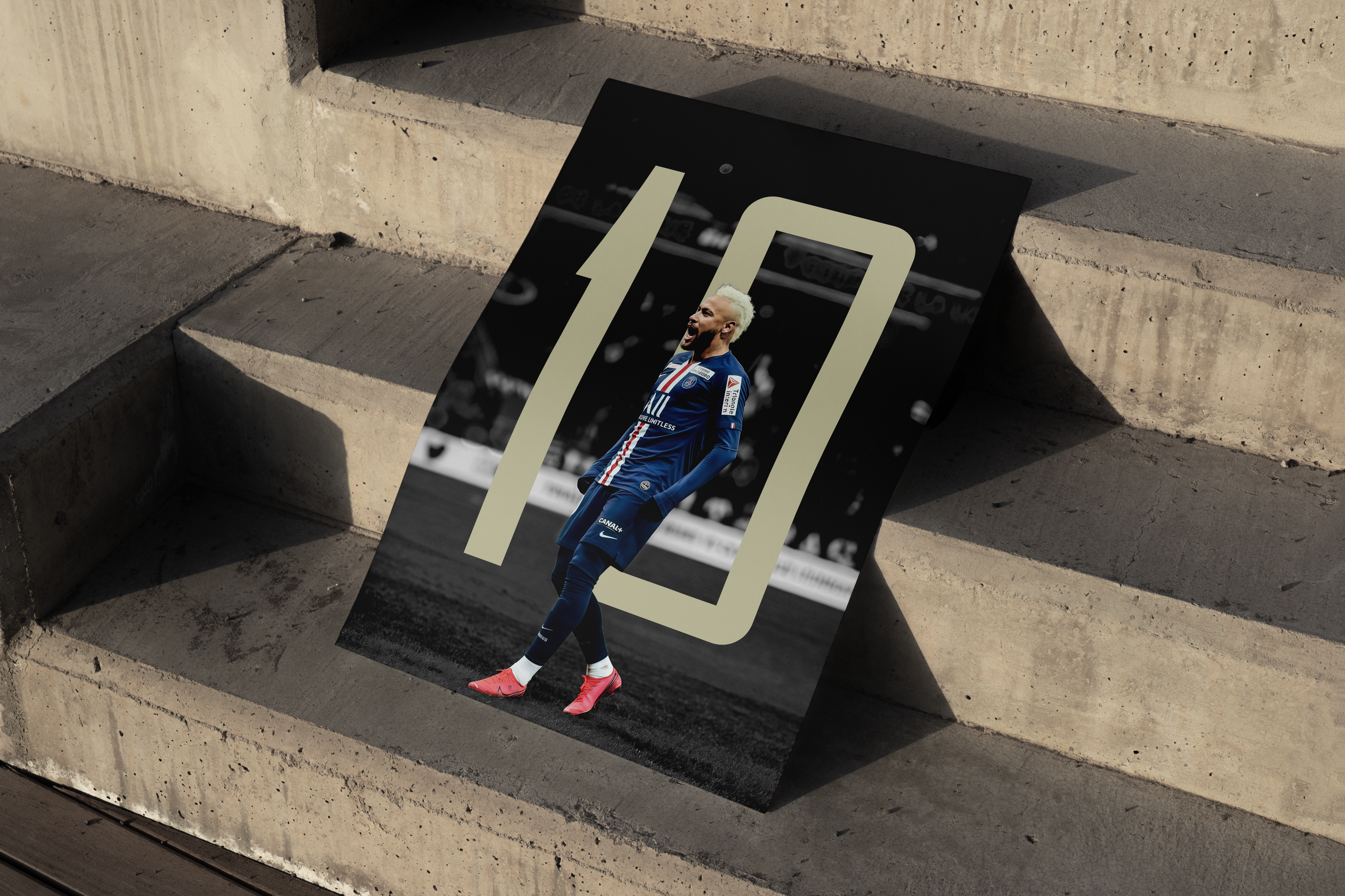 NEYMAR JR. 10  | Neymar Poster | Football