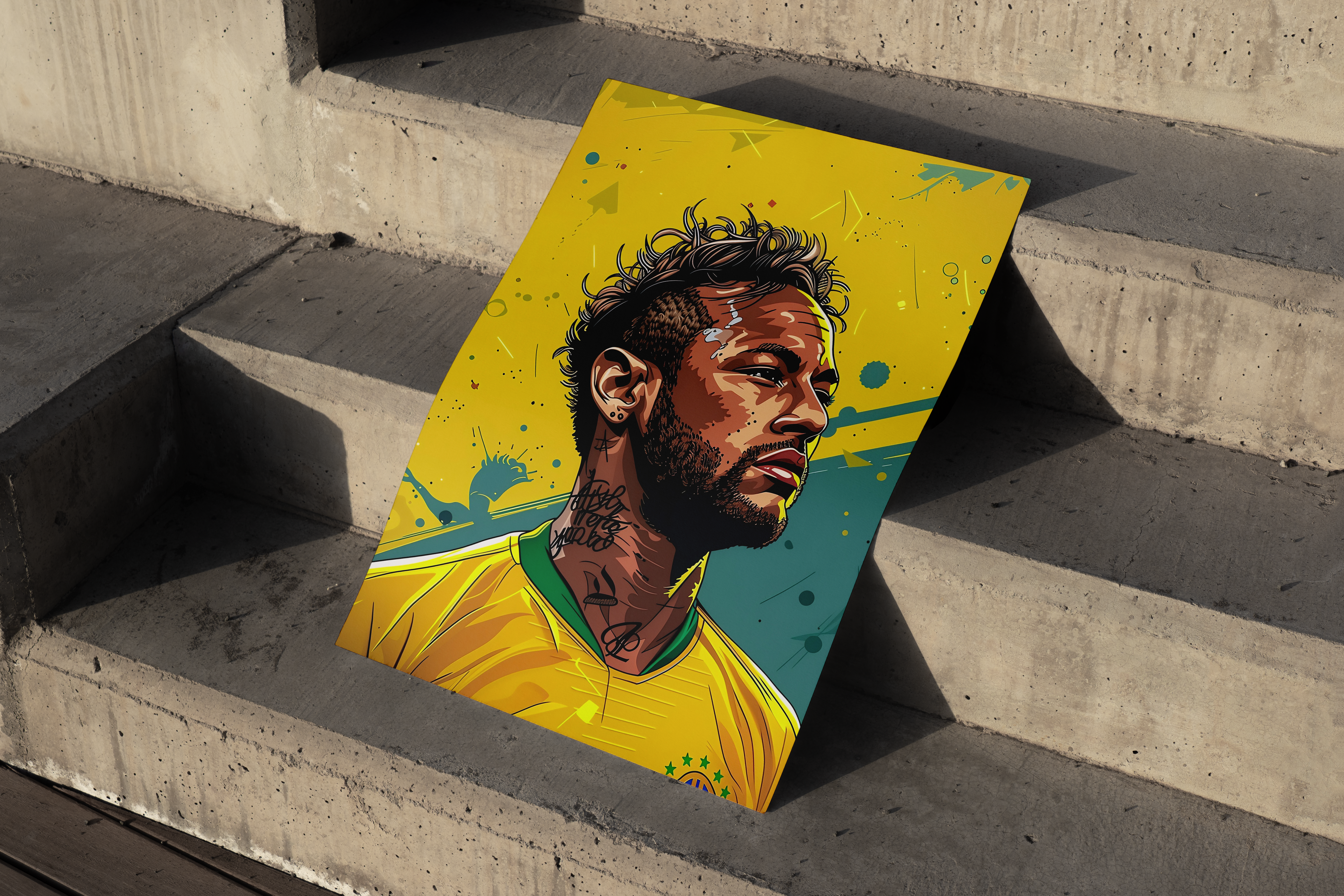 NEYMAR JR. ARTWORK | Wall Poster | Football