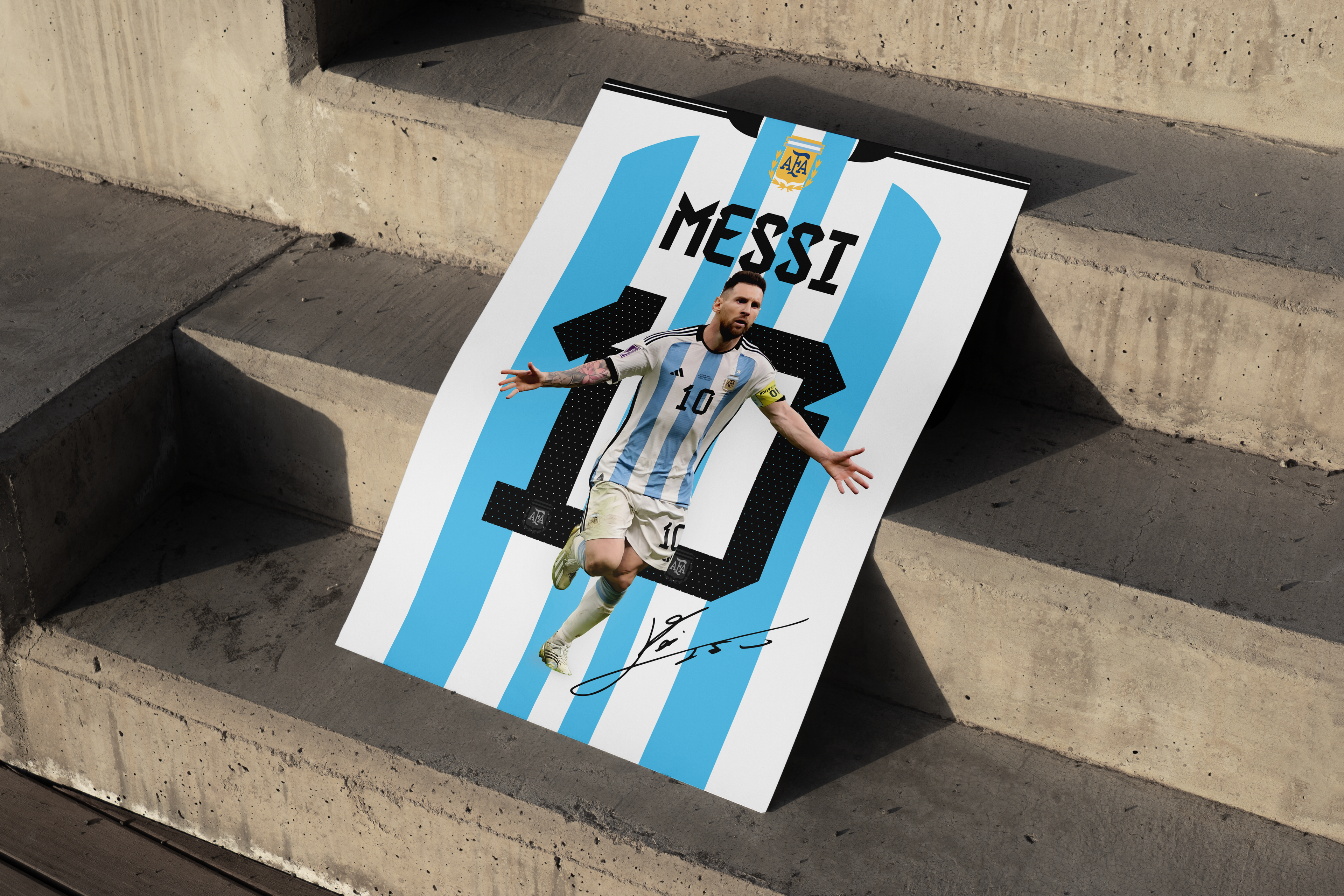 MESSI SIGNED | Football | Messi Poster