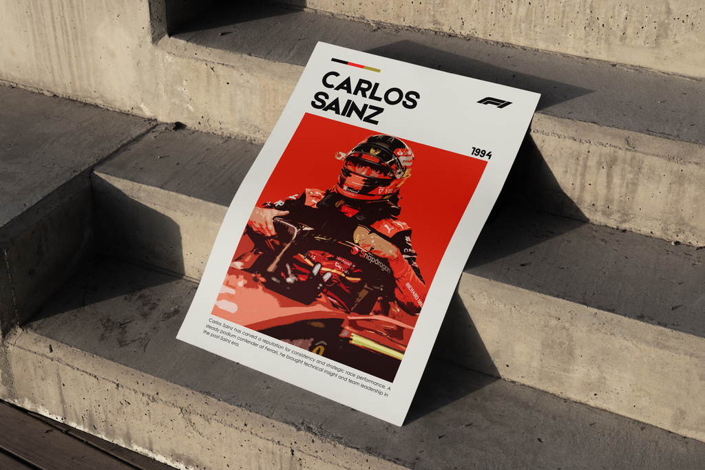 CARLOS SAINZ | Formula 1 | Carlos Sainz Poster