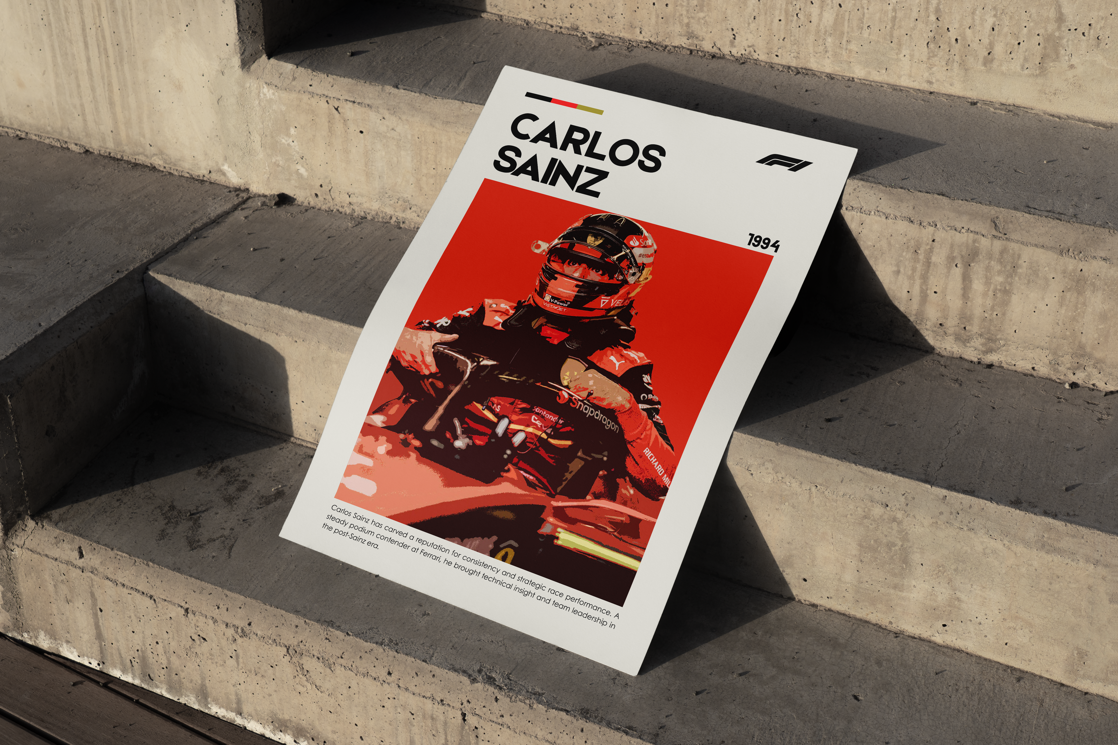 CARLOS SAINZ | Formula 1 | Carlos Sainz Poster