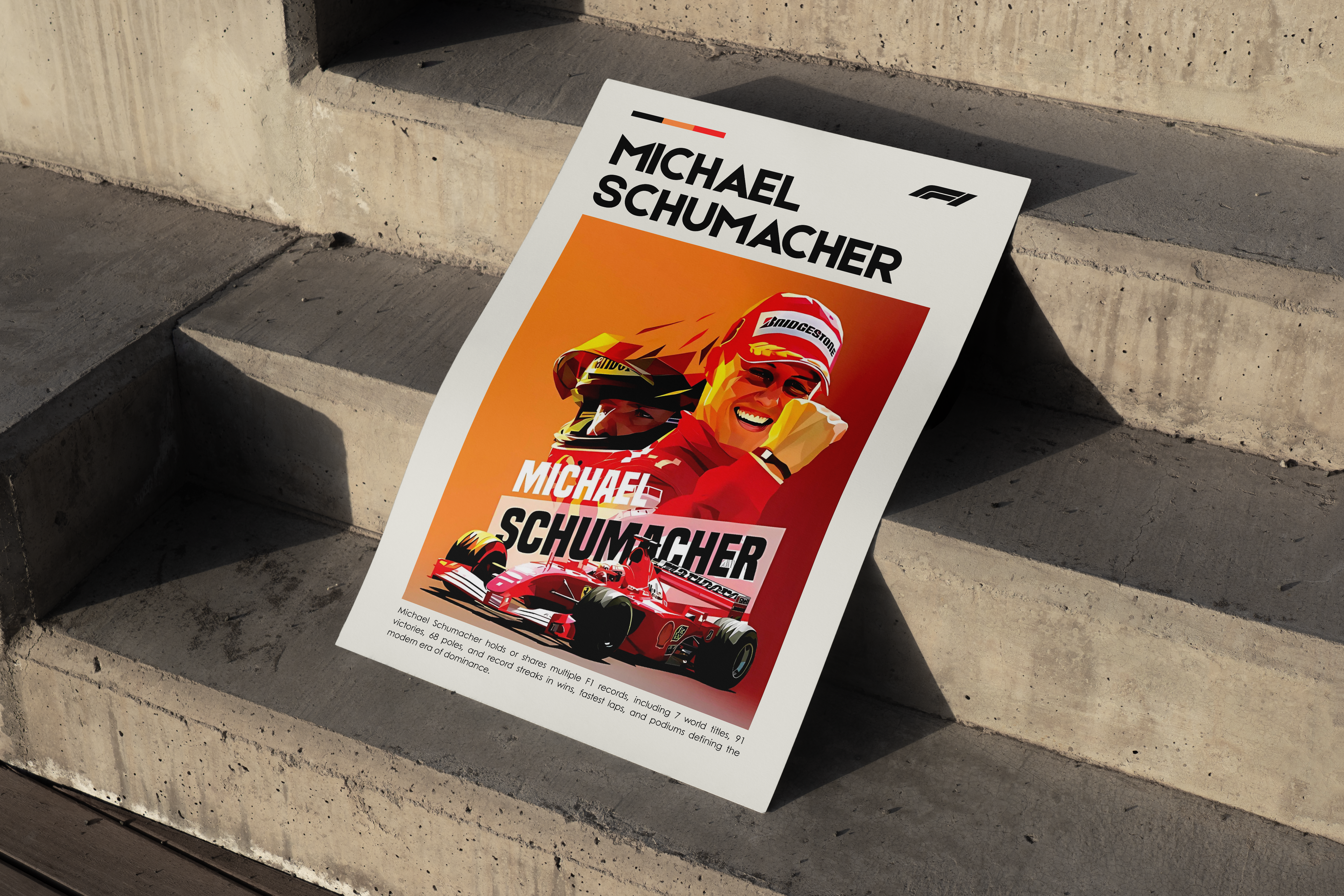 MICHAEL SCHUMACHER | Formula 1 | Poster