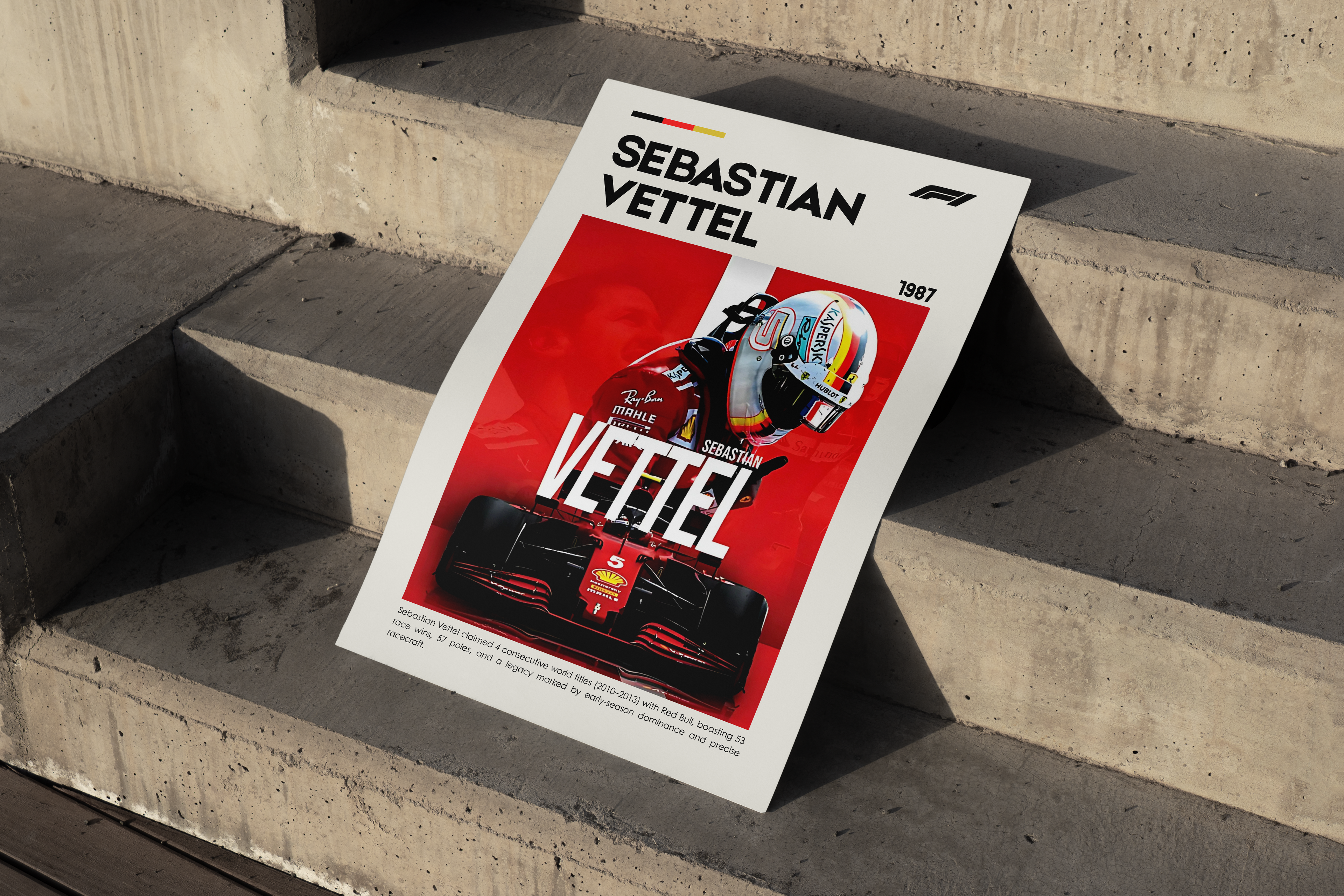 SEBASTIAN VETTEL | Formula 1 | Sebastian vettel poster