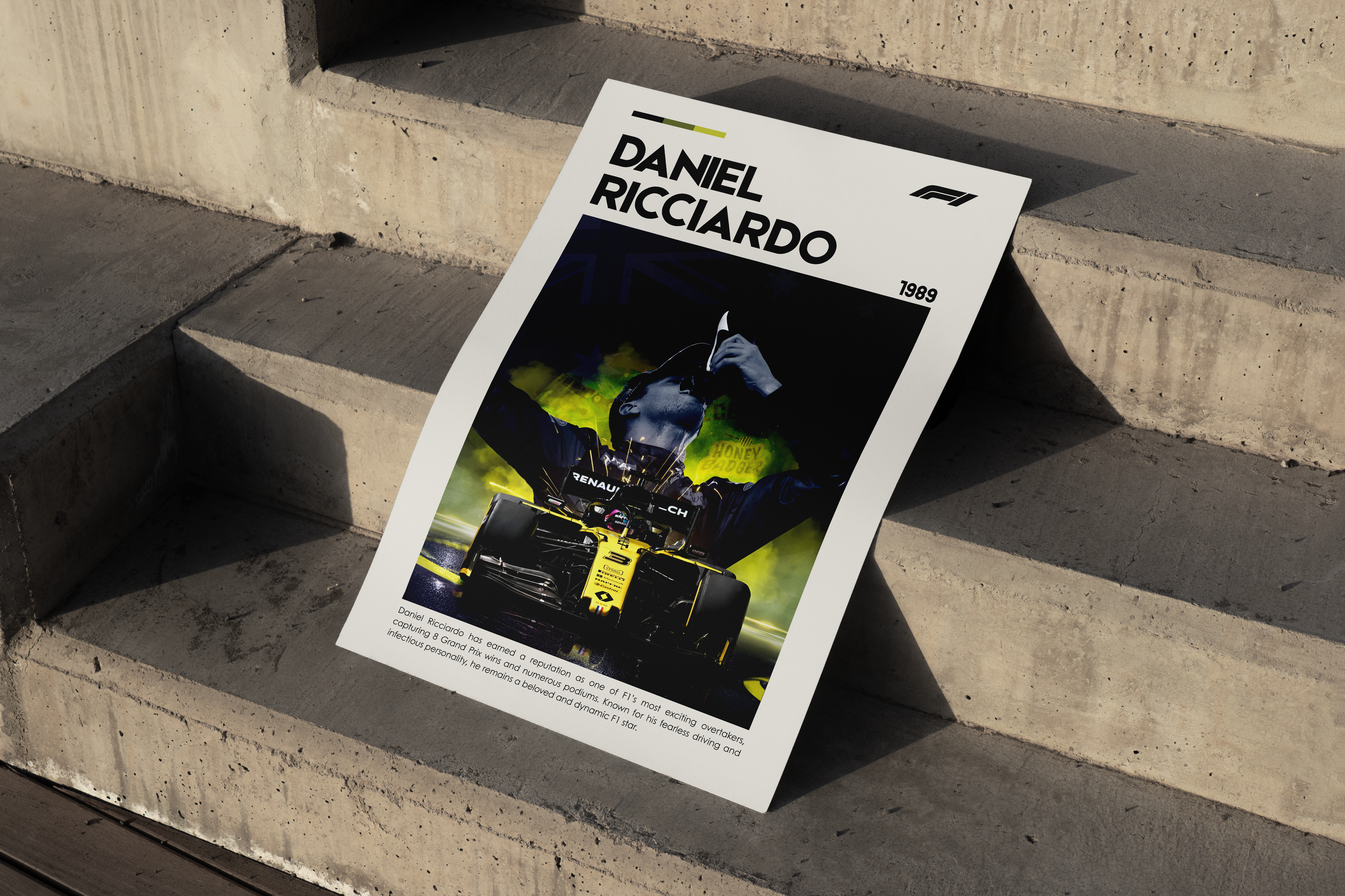 DANIEL RICCIARDO | Formula 1 | Daniel Ricciardo Poster