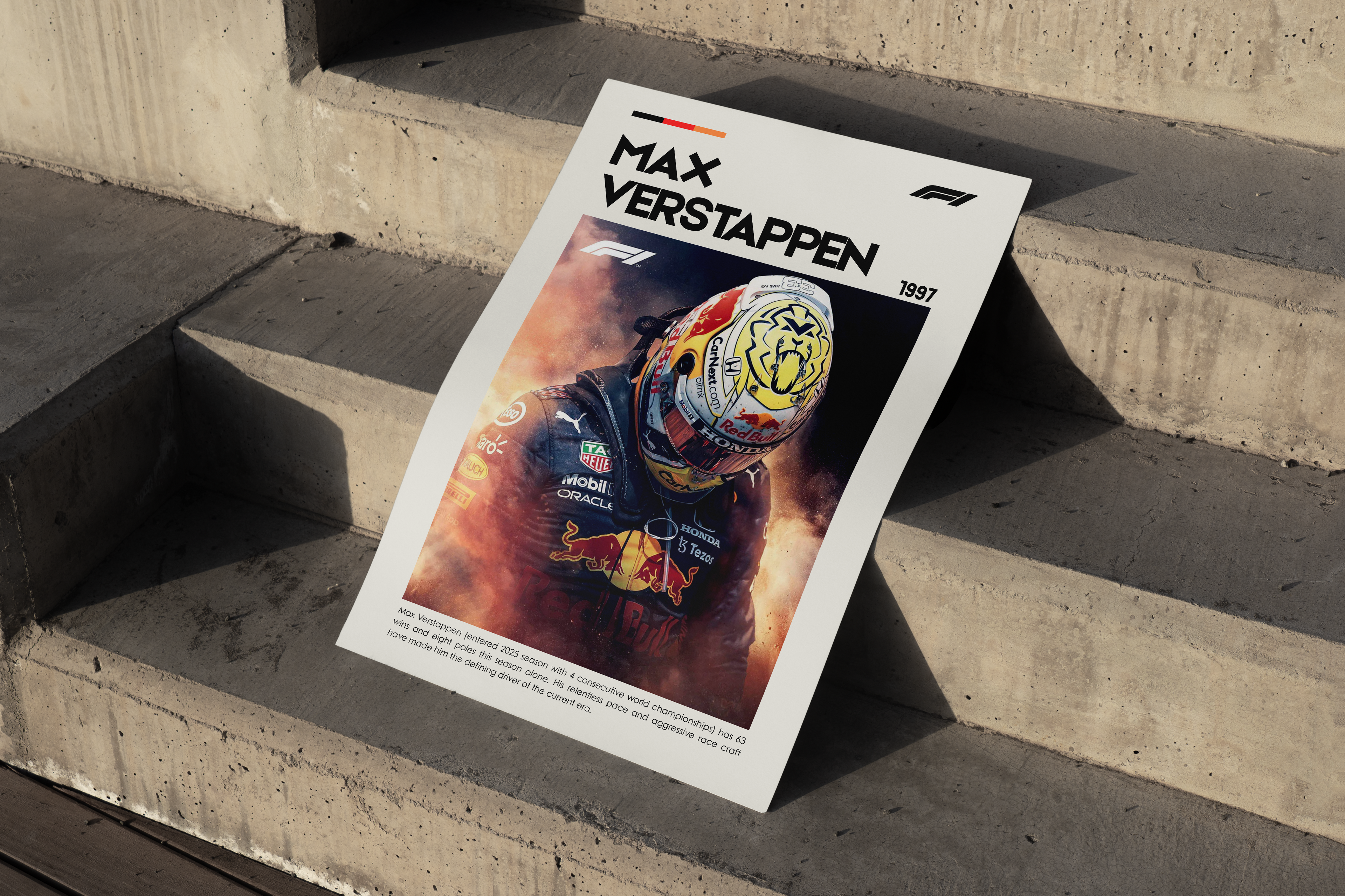 MAX VERSTAPPEN | Formula 1 | Max Verstappen Poster