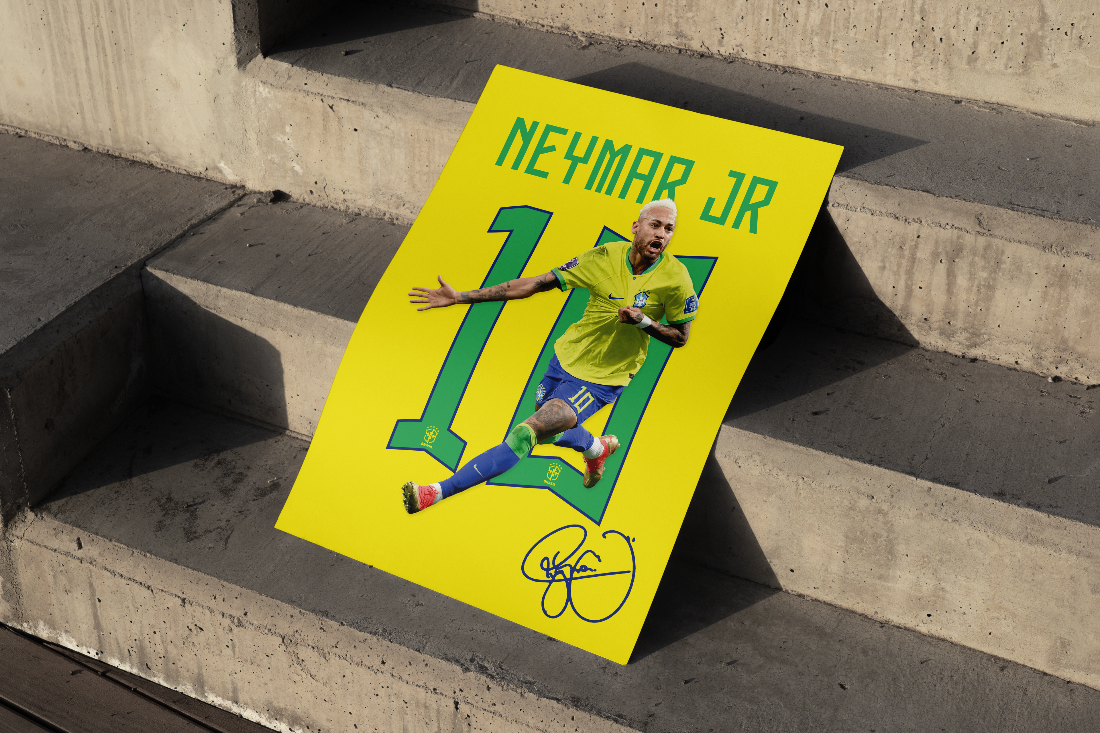 NEYMAR SIGNED | Football | Neymar Poster